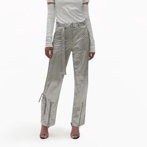 Helmut lang Astro foil pants, new without tags only wore once. Size 6